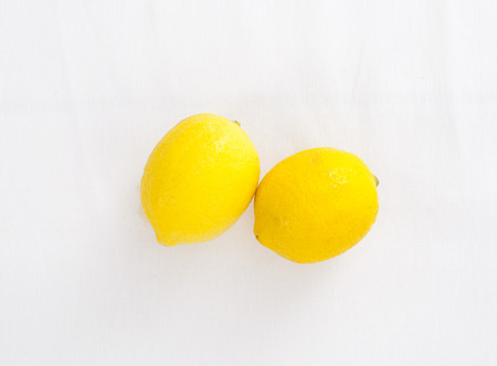 Lemon fruits, lemon slices isolated on a white background.の写真素材