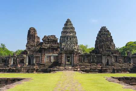 Prasat Hin Phimai historical Park in Nakorn Ratchasima of Thailandのeditorial素材