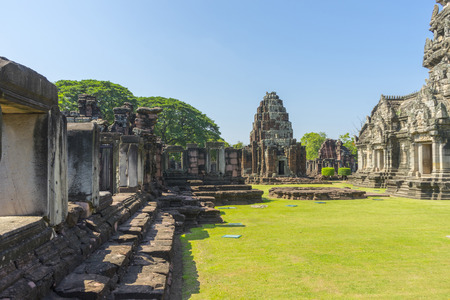 Prasat Hin Phimai historical Park in Nakorn Ratchasima of Thailandのeditorial素材