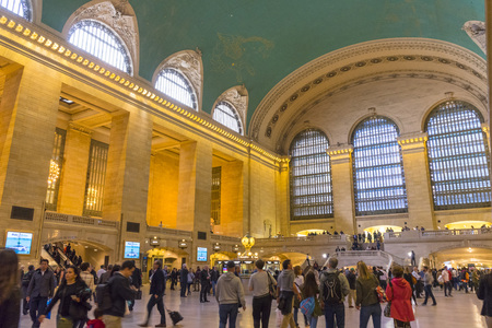 The Main concourse of Grand Central Terminal in Manhattan in New York City,USAのeditorial素材