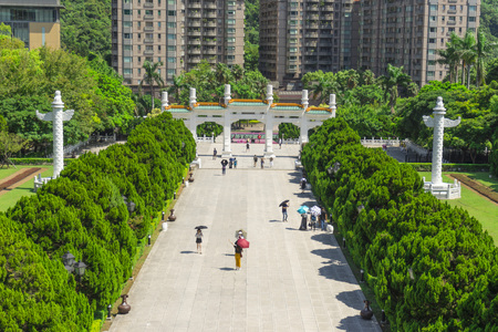 National Palace Gu Gong Museum in Taipei Taiwan.のeditorial素材