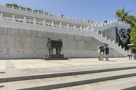 National Palace Gu Gong Museum in Taipei Taiwan.のeditorial素材