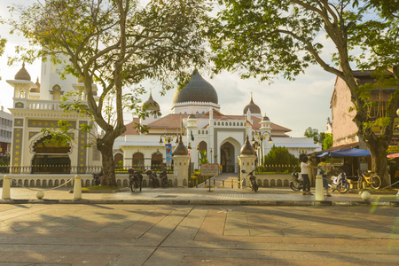 Kapitan Keling Mosque in Penang, Malaysiaのeditorial素材