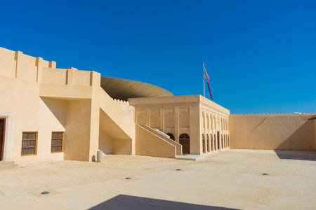 The palace of Sheikh Abdullah bin Jassim Al Thani in Doha, Qatar.