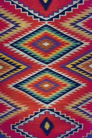 Aztec, Navajo seamless pattern. Native American Southwest print.