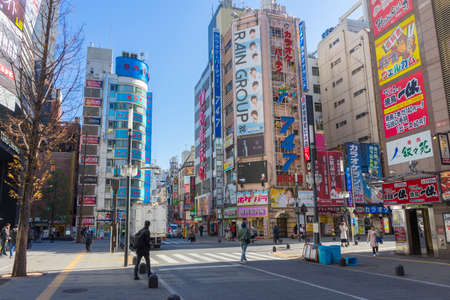 Kabukicho is Japan's largest red light district features bars nightclubs pachinko parlors love hotels.のeditorial素材