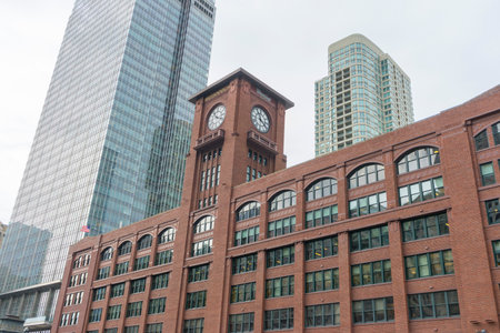 Reid Murdoch Building in Chicago. The building currently houses offices of Encyclopedia Britannica.のeditorial素材