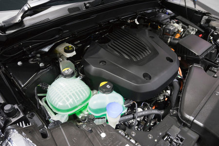 Car Engine Checkup and Auto Car Service, Automotive Workshop and Maintenance Vehicle Car Engines.