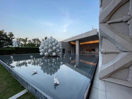 Bangkok,Thailand - Dec 18,2021 : Exterior view of the gallery of Museum of Contemporary Art in...