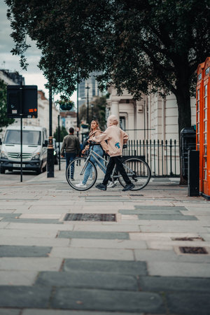 Shot on 30th of September 2023 on the streets of London, England.の写真素材