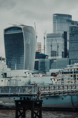 City of London in London, UKの写真素材