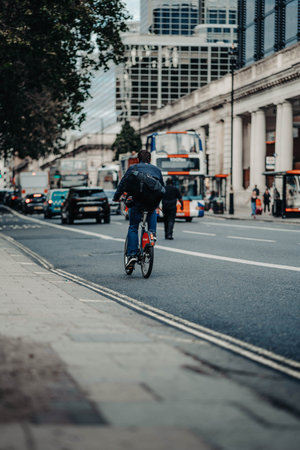 Shot on 30th of September 2023 on the streets of London, England.の写真素材