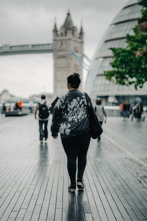 Shot on 1st of October 2023 on the streets of London, England.の写真素材