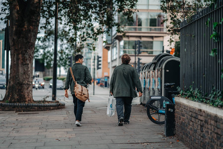 Shot on 30th of September 2023 on the streets of London, England.の写真素材