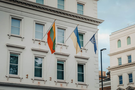 Shot on 30th of September 2023 on the streets of London, England.の写真素材