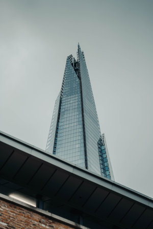 Top of The Shard in London, UKの写真素材