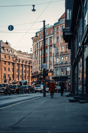 Shot on the 17th of October 2023 in Helsinki, Finland during a 2 day trip there on the way to Lapland.の写真素材