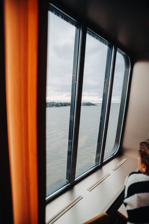 Shot on the 18th of October 2023 in Helsinki, Finland during a 2 day trip there on the way to Lapland.の写真素材