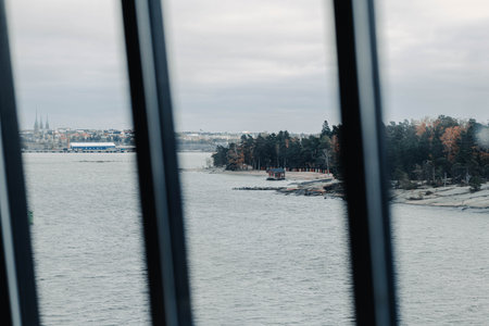 Shot on the 18th of October 2023 in Helsinki, Finland during a 2 day trip there on the way to Lapland.の写真素材