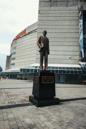 Shot on the 16th of August 2024 in the center of Toronto, Ontario, Canada.の写真素材