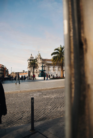 Sunny day in Porto, Portugalの写真素材