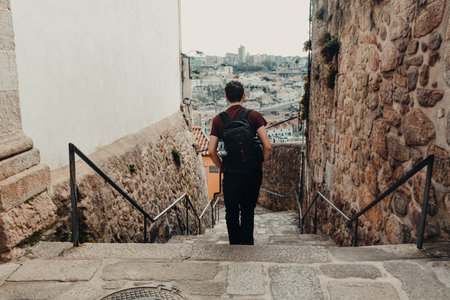 Shot on the 12th of February 2023 in Porto, Portugal.の写真素材