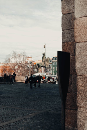 Shot on the 12th of February 2023 in Porto, Portugal.の写真素材
