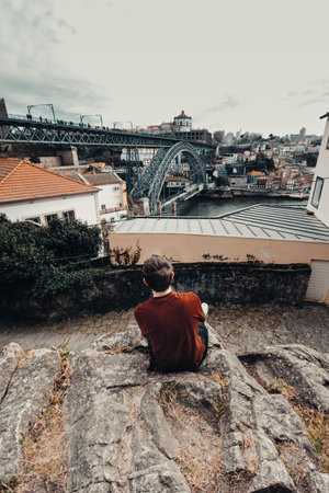 Shot on the 12th of February 2023 in Porto, Portugal.の写真素材