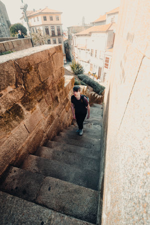 Shot on the 12th of February 2023 in Porto, Portugal.の写真素材