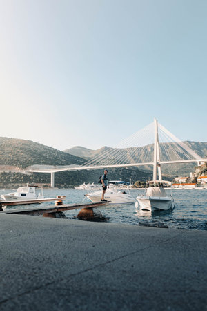 Shot on the 14th of July 2023 in Dubrovnik, Croatia.の写真素材