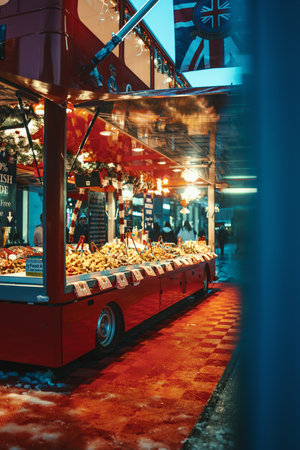 Sweets at Christmas in Exeterの写真素材