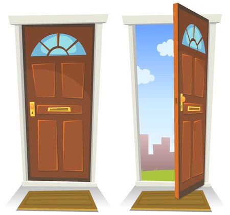 Ilration Of A Cartoon Front Red Door Opened On Spring Urban Backyard And Closed Symbolizing Private Public Frontier Paradise Or Heaven S Gate With Mat To Wipe Foot موقع تصميمي - Frontier Glass And Door Ilration Of A Cartoon Front Red Door Opened On Spring Urban Backyard And Closed Symbolizing Private Public Frontier Paradise Or Heaven S Gate With Mat To Wipe Foot موقع تصميمي - Frontier Glass And Door