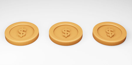 Piggy bank and Gold coins finance income business money success Goal. Illustration pattern wallpaper...