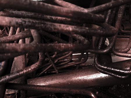 pile of scrap metal