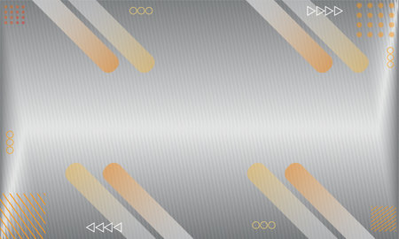 Modern Abstract Template Design with silver color. Template for Business and Corporate.のイラスト素材