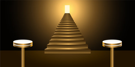 The Golden Ladder The most successful business ideas, to championsのイラスト素材