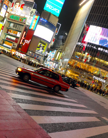 Shibuya pedestrian crossingのeditorial素材