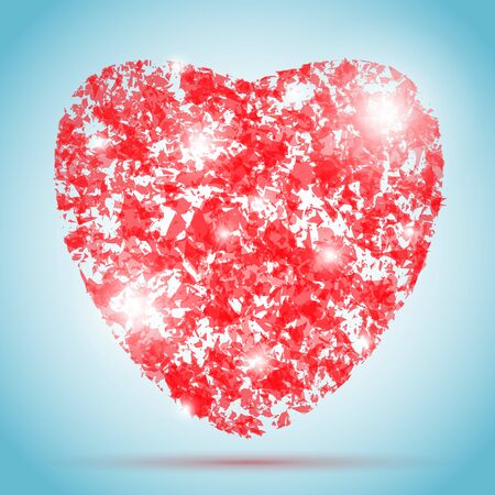 Vector heart illustration for Valentineのイラスト素材