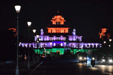 Albert Hall Museum is located in Rajasthan. It is the oldest museum of the state on occasion of Republic Day - Jaipur, Rajasthan, India.のeditorial素材