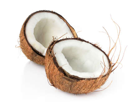 Coconut isolated on white background.の写真素材