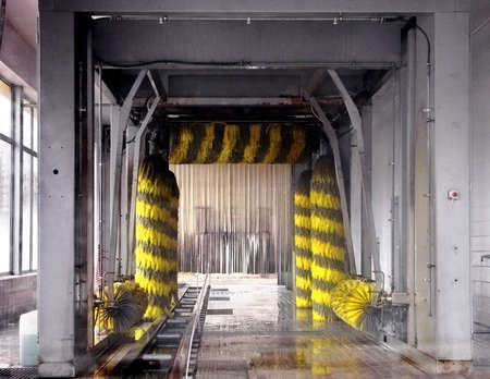 car wash without carの写真素材