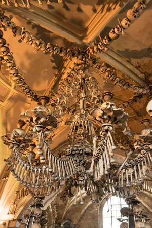 Czech Republic -  City Kutna Hora - Church Sedlec - Ossuaryのeditorial素材
