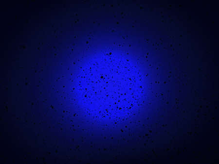 central blue light getting dark around with black shadowsの写真素材