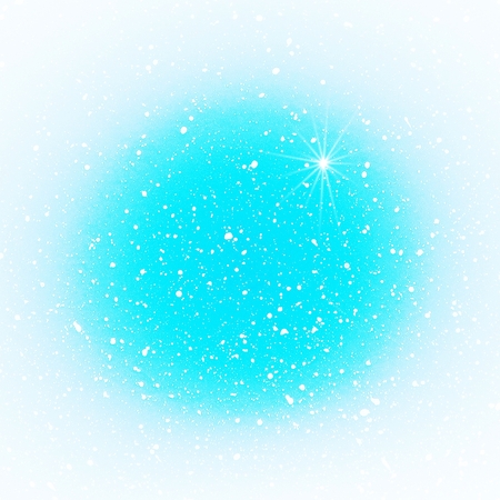 abstract blue sky white christmas background with starの写真素材