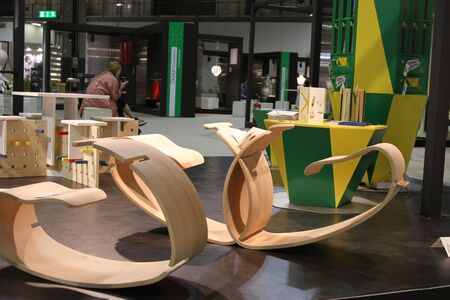 MILAN, ITALY - SEP 18, 2017: Design Competition at HOMI lifestyle trade fair 2017 semptember editionのeditorial素材