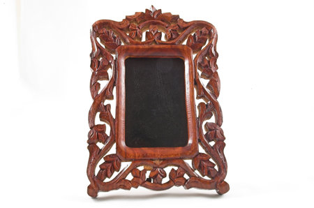 wooden vintage frameの写真素材