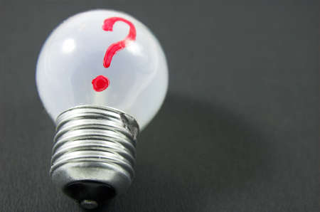 bulb for any ispiration ideaの写真素材