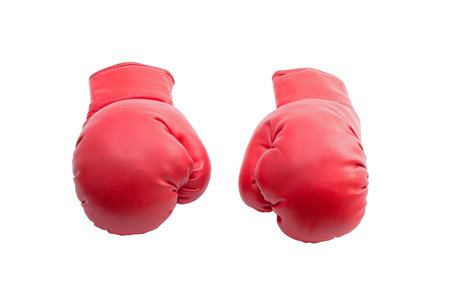 Boxing gloves isolated on white background