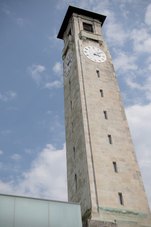 Southampton, UK - 14th May 2016. The clock tower of Southampon's civic centre, home to Southampton...
