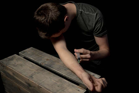 After taking drugsの写真素材